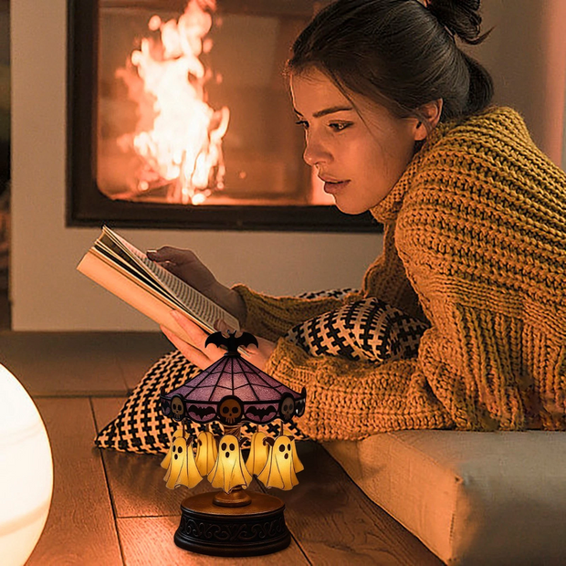Halloween Enchanted Lamp 🎃 | Portable Night Light with Gothic Glow !
