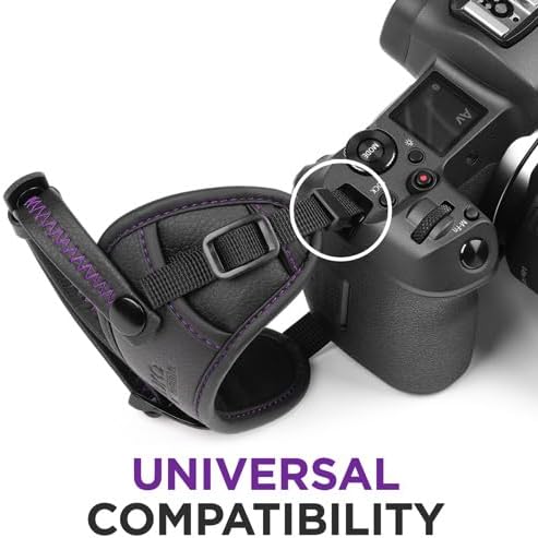 Camera Wrist Strap – Padded Camera Grip Hand Strap for DSLR & Mirrorless Cameras
