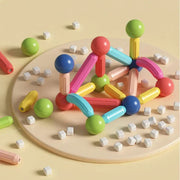Magnetic Balls & Sticks Building Set | Educational Magnetic Construction Toys！