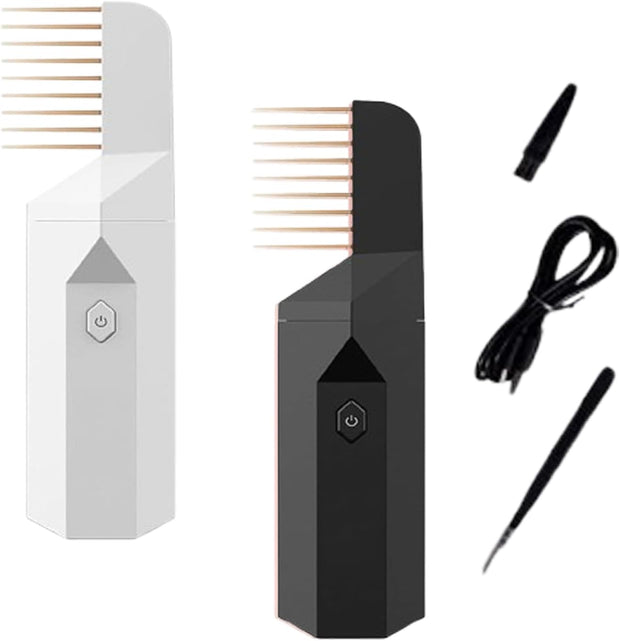 ✨ Electric Bakhoor Hair Burner Comb 🌹 | 2-in-1 Fragrance & Styling 💨 | Portable Aromatherapy Incense Burner 🔥