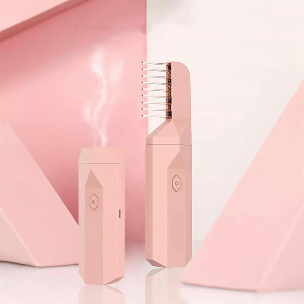✨ Electric Bakhoor Hair Burner Comb 🌹 | 2-in-1 Fragrance & Styling 💨 | Portable Aromatherapy Incense Burner 🔥