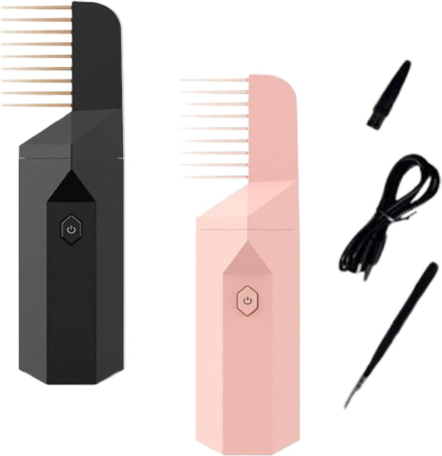 ✨ Electric Bakhoor Hair Burner Comb 🌹 | 2-in-1 Fragrance & Styling 💨 | Portable Aromatherapy Incense Burner 🔥