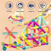 Magnetic Balls & Sticks Building Set | Educational Magnetic Construction Toys！