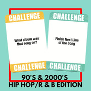 🏆 90s & 2000s Hip-Hop & R&B Trivia Edition – Classic Lyrics & Challenge Cards Game