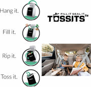 🚘 Travel Clean & Stress-Free – Hanging Car Garbage Bags !