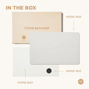 🛁 Quick-Dry Diatomite Stone Bath Mat – Non-Slip &amp; Stylish Bathroom Essential