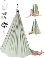 🏠 Indoor & Outdoor Sensory Swing – Relax, Spin & Play with Double-Layer Cotton Comfort! 💫