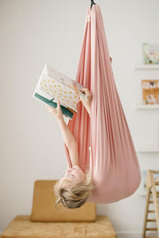🏠 Indoor & Outdoor Sensory Swing – Relax, Spin & Play with Double-Layer Cotton Comfort! 💫
