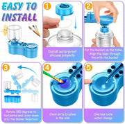🌟 Unlock Your Full Artistic Potential with the 5-in-1 Brush Cleaner!