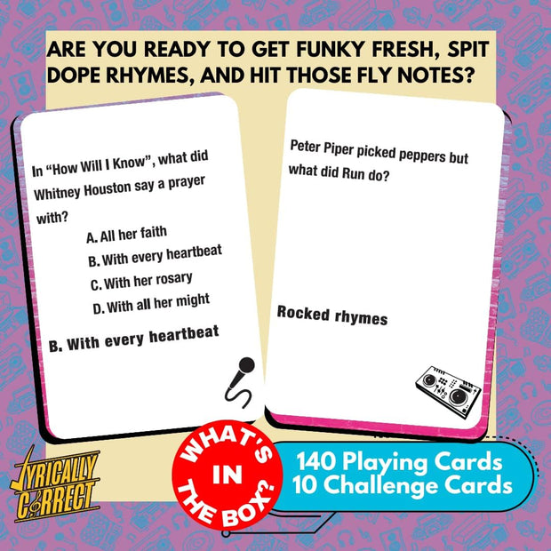 🏆 80’s Mixtape Edition – Hip Hop, R&B, Funk & Pop Trivia Game