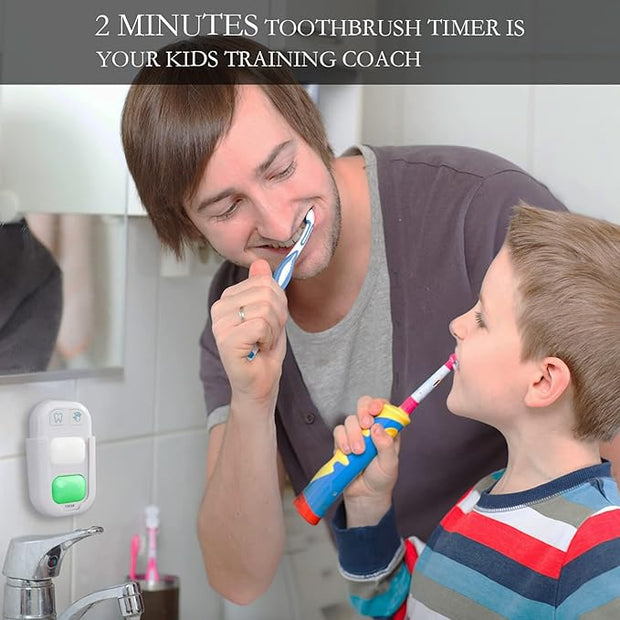 Kids Toothbrush & Handwashing Timer – LED Color Light Battery Powered Bathroom Trainer
