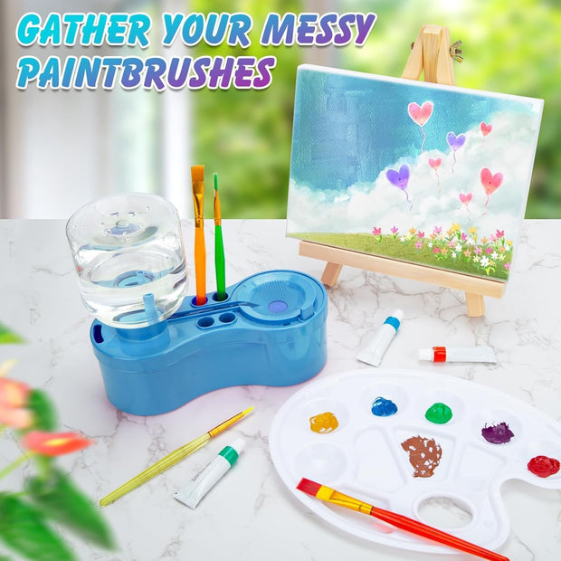 🌟 Unlock Your Full Artistic Potential with the 5-in-1 Brush Cleaner!