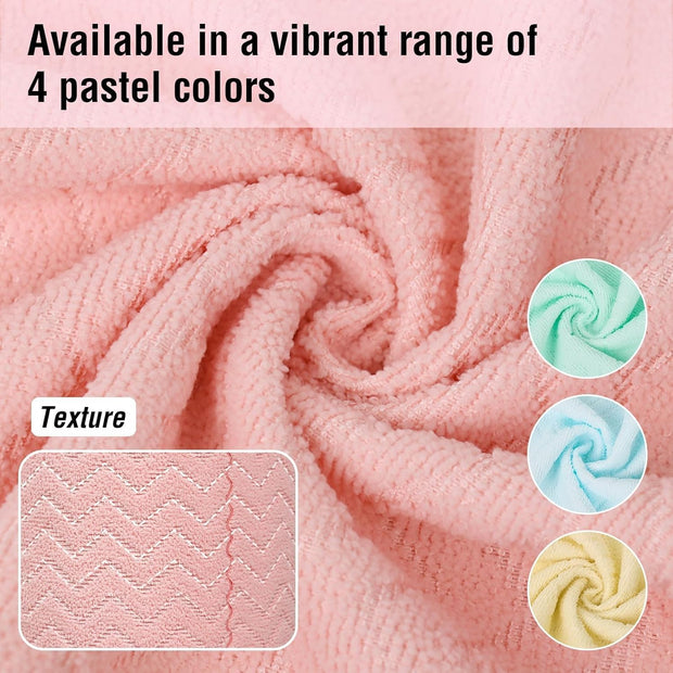 Microfiber Cleaning Cloth Roll – 75-Pack Tear-Off Towels | Reusable, Scratch-Free Dishcloth