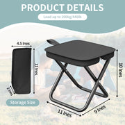 Fold, Pack, Go – The Ultimate Travel Stool!