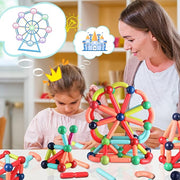Magnetic Balls & Sticks Building Set | Educational Magnetic Construction Toys！