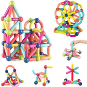 Magnetic Balls & Sticks Building Set | Educational Magnetic Construction Toys！
