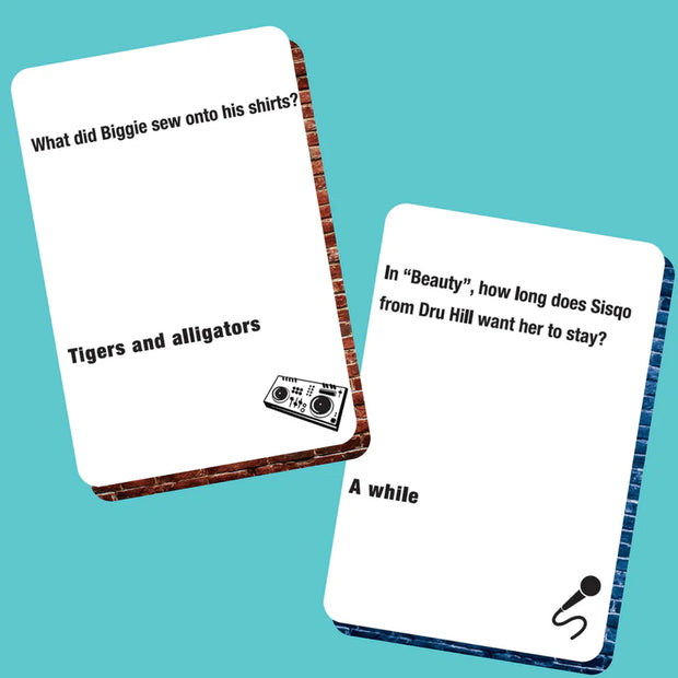🏆 Original Duo Card Game Set – 90s & 2000s Hip-Hop & R&B Trivia + 90s R&B Expansion Pack