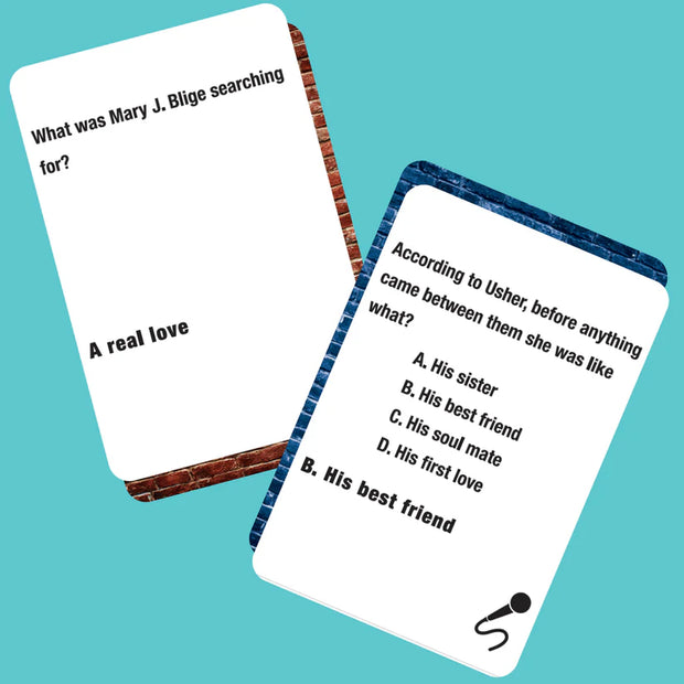 🏆 Original Duo Card Game Set – 90s & 2000s Hip-Hop & R&B Trivia + 90s R&B Expansion Pack