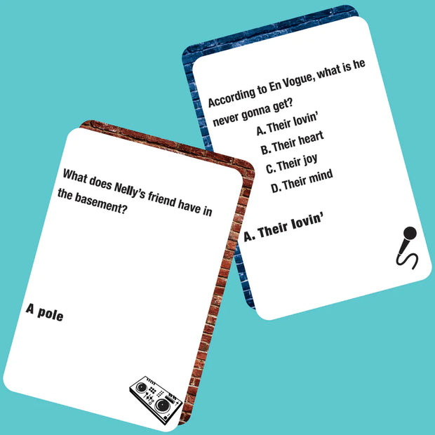 🏆 Original Duo Card Game Set – 90s & 2000s Hip-Hop & R&B Trivia + 90s R&B Expansion Pack
