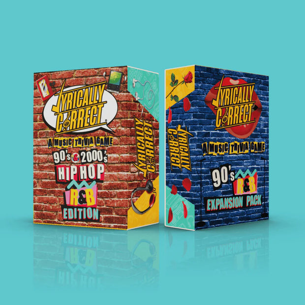 🏆 Original Duo Card Game Set – 90s & 2000s Hip-Hop & R&B Trivia + 90s R&B Expansion Pack