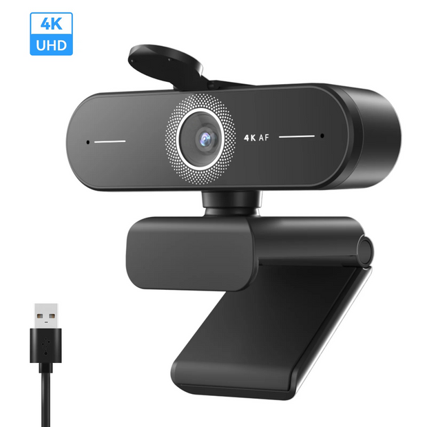 🎥Smart Camera C60E – Ultra HD 4K/2K/1080P Webcam with Auto Focus！